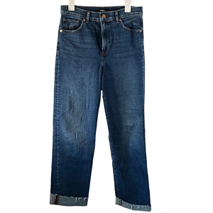 Express Modern Straight Super High Rise Jeans